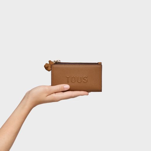 Portefeuille couleur camel Tous Brenda