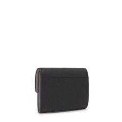 Tous Audree Saffiano Handtasche in Schwarz und Grau