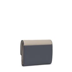 Tous Flap Kaos Ikon Dunkelgraue Geldbörse