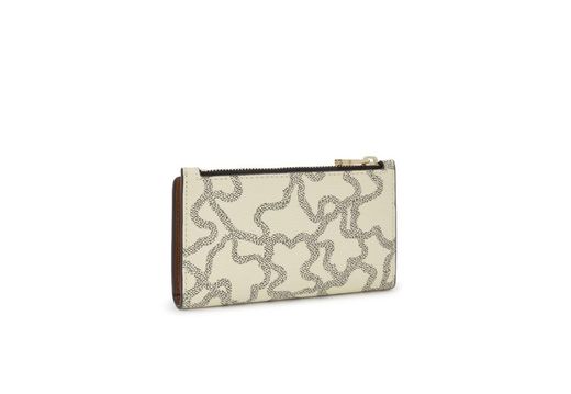 Tous Flat Kaos Icon Beige Geldbörse