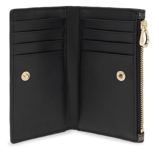 Tous Flat Kaos Icon Schwarze Geldbörse