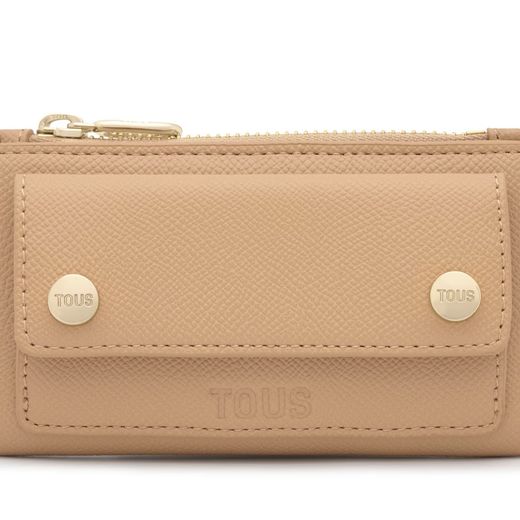 Portefeuille Audree Pockets Small Sand