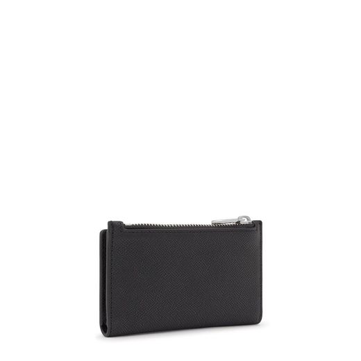 Portefeuille noir petit format Tous Audree Pockets