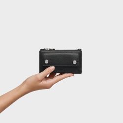 Portefeuille noir petit format Tous Audree Pockets
