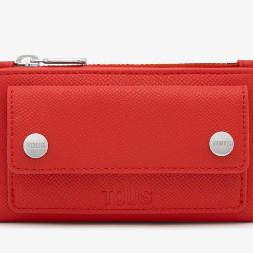 Cartera Tous pequeña Audree Pockets Roja