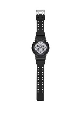 Casio G-Shock de hombre antimagnético GA-100 en color negro y esfera blanca