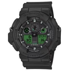 Casio G-Shock de hombre GA-100 en color negro y esfera verde