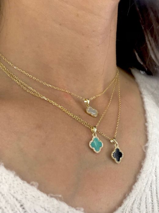 Alhambra Blaugold-Anhänger