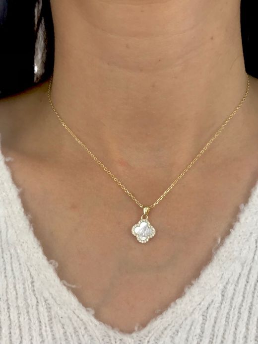 Alhambra Weißgold-Anhänger