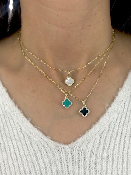 Alhambra Weißgold-Anhänger