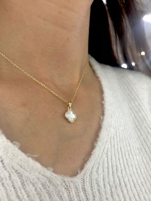 Alhambra Weißgold-Anhänger