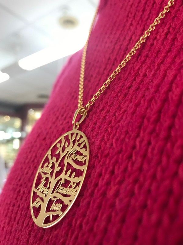 Las Mejores Ofertas En Colgante Árbol De La Vida Oro 14k En Collares Y Colgantes Finos Con Diamantes | EBay