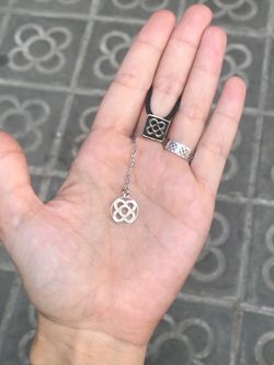 Anhänger aus Silber und Nylon mit Kachel Panot Barcelona