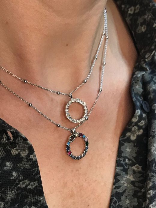 Rhodinierter Silberanhänger Top Silver I Love You Mom