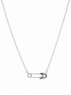 Colgante de plata Safety multicolor