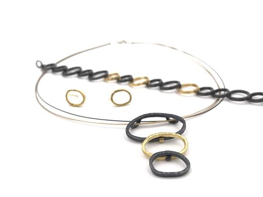 Duo-Anhänger aus Sterlingsilber