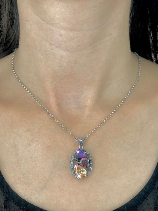 Pendentif multi en argent sterling