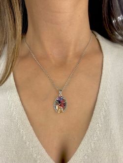 Pendentif multi en argent sterling