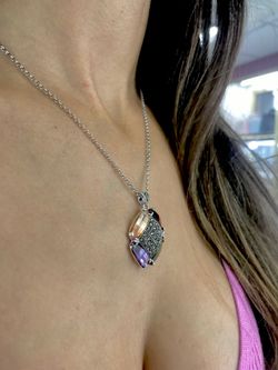 Colgante en plata de ley Multi Circle