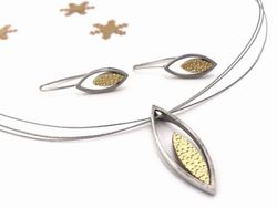 Colgante en plata de ley Tear