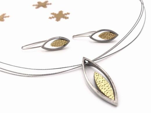 Colgante en plata de ley Tear