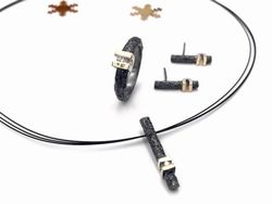 Stamm-Anhänger aus Sterlingsilber mit Diamant