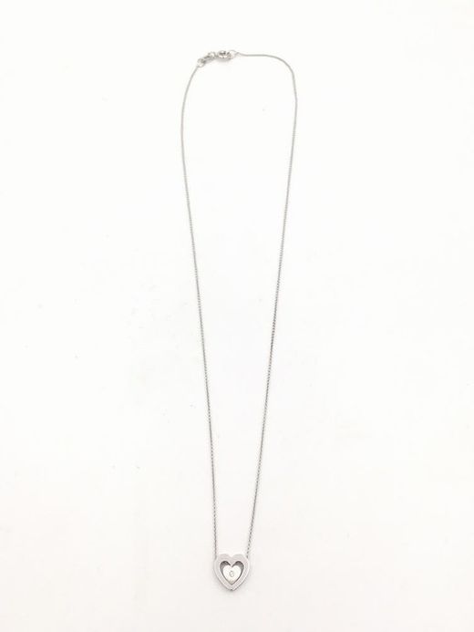 Mini pingente Finor em ouro branco 18k