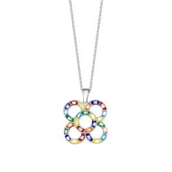 Colgante M Flor Panot Barcelona Multicolor