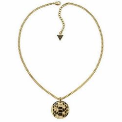 Colgante guess dorado animal print