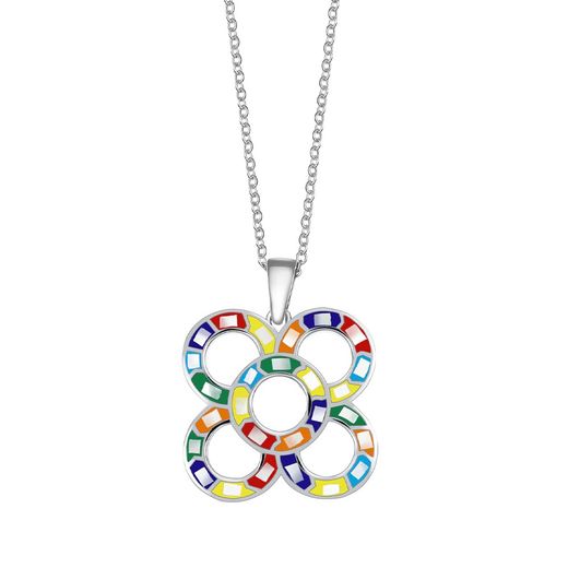 Colgante largo Flor Panot Barcelona Multicolor