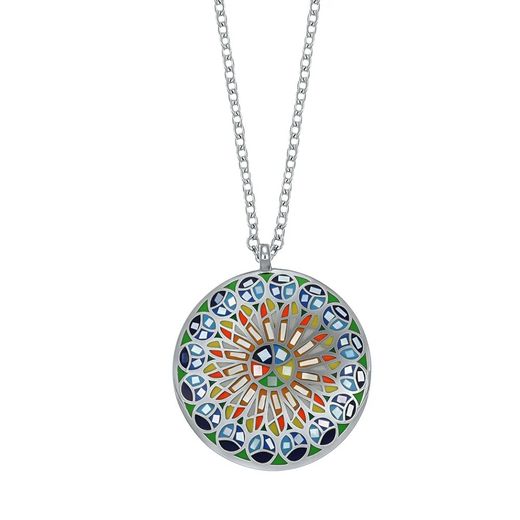 Colgante largo Sagrada Blue