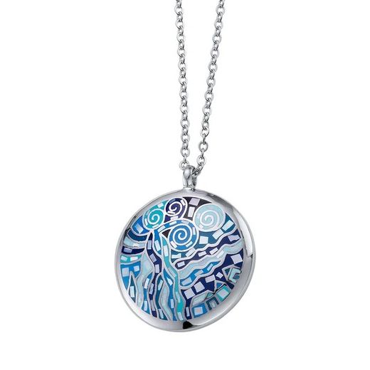 Colgante largo Trencadis Blue