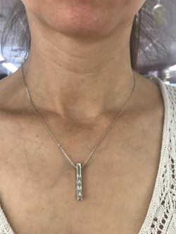 Pendentif lingot d'argent personnalisable