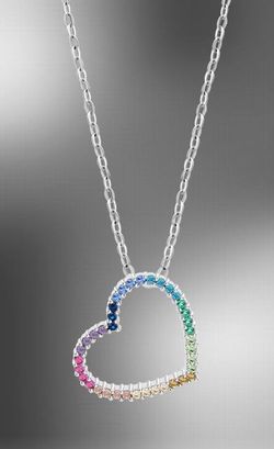 Colgante Lotus Silver LP3670 Heart Multi