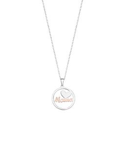 Colgante Lotus Silver Mama Pink