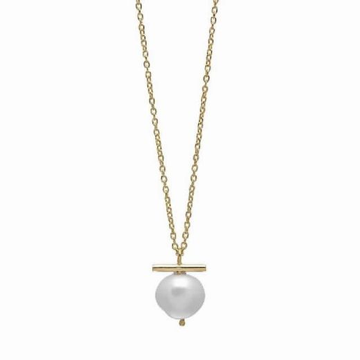 Colgante Salvatore plata de mujer en chapado con perla