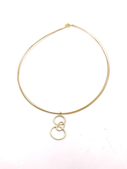 Colgante plata Gold Gargot