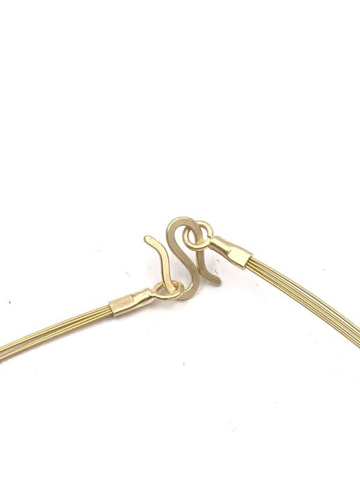 Pingente de prata Laxe dourado