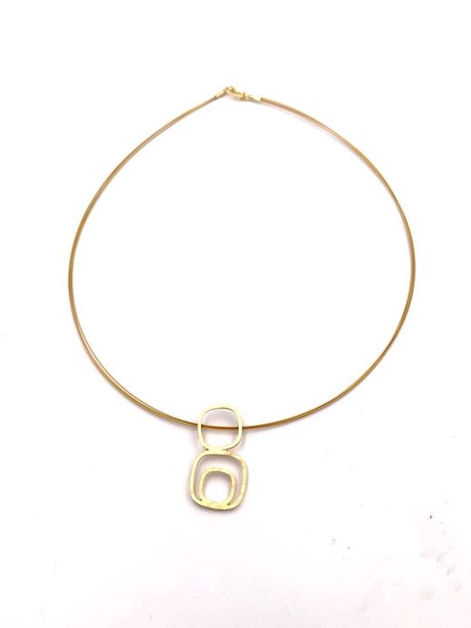 Gold Pop Silberanhänger