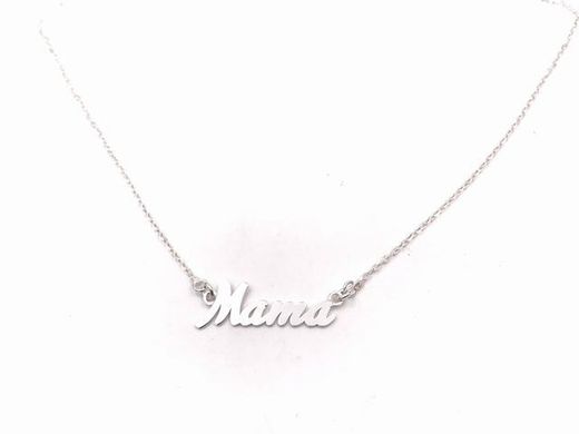 Colgante plata Mama