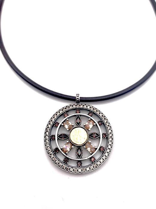 Colgante plata Maya