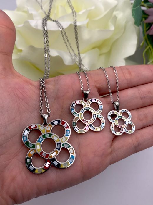 Colgante S Flor Panot Barcelona Multicolor