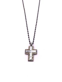 Colgante Top Cross Pearl