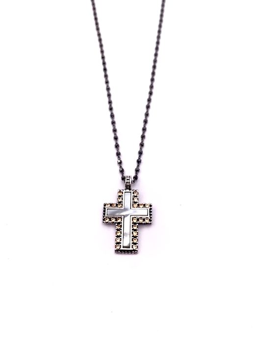 Colgante Top Cross Pearl