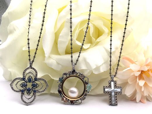 Colgante Top Pearls