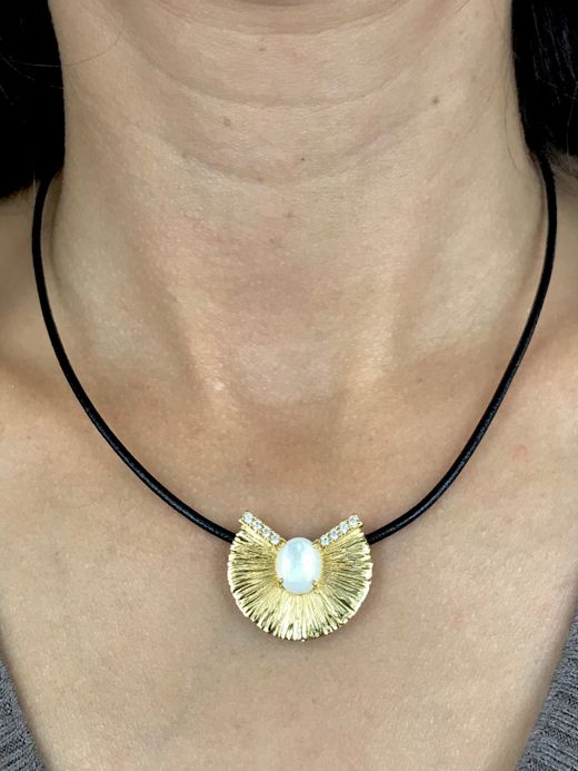 Colgante Top plata Awaji