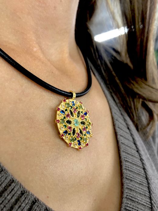 Colgante Top plata Dejima