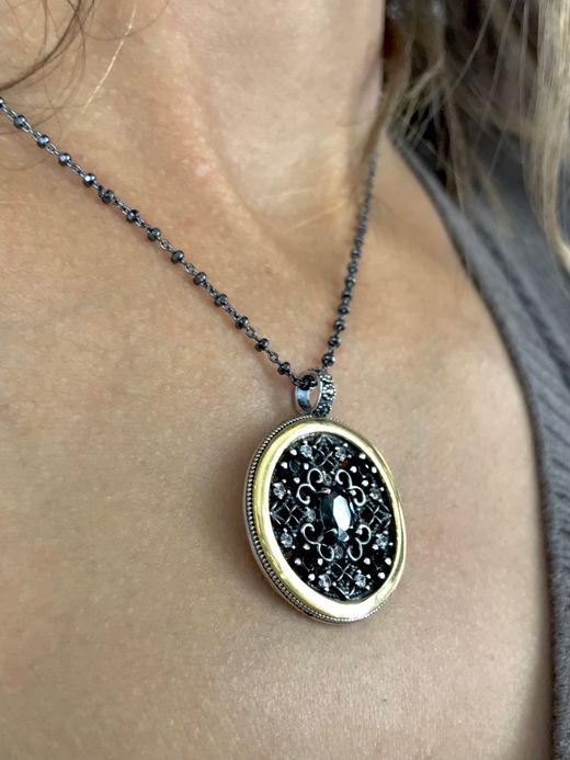 Colgante Top plata Kume