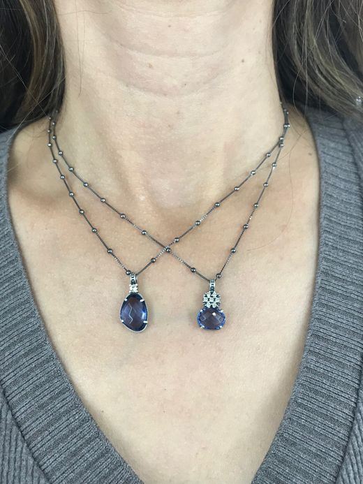 Colgante Top plata Okinawa