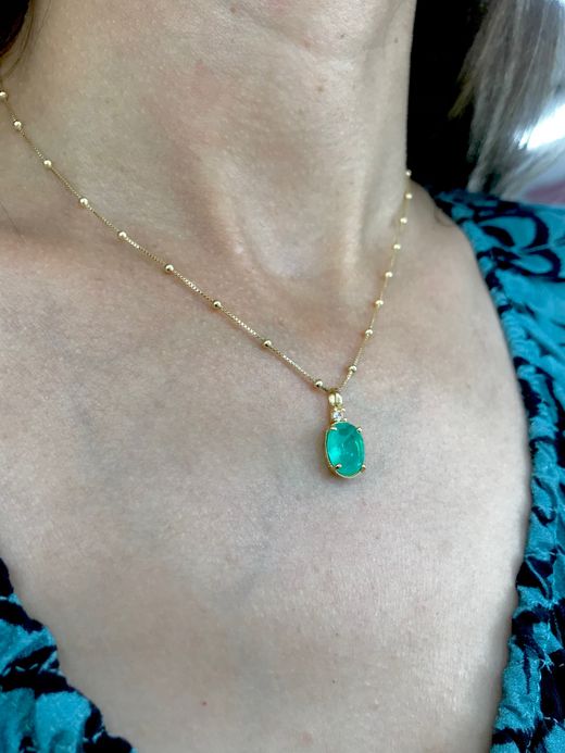 Colgante Top Quartz Gold